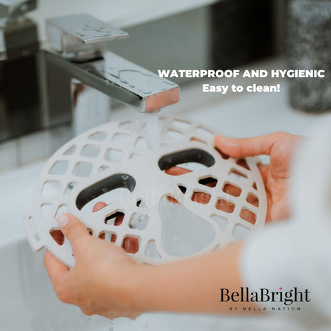 BellaBright LED Light Therapy Face Mask: Anti-Ageing, Helps with Acne, Boosts Collagen